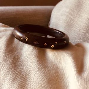 Louis Vuitton Silvania Narrow Wooden Bracelet